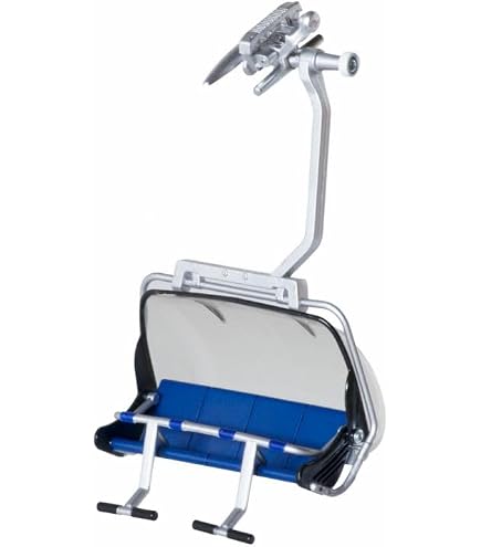 Jaegerndorfer Teleférico Compacto Escala 1:32, Azul/Naranja, Con 8m De Cuerda Y Dos Estaciones, Funciona Con Pilas O Adaptador, Hecho En Austria