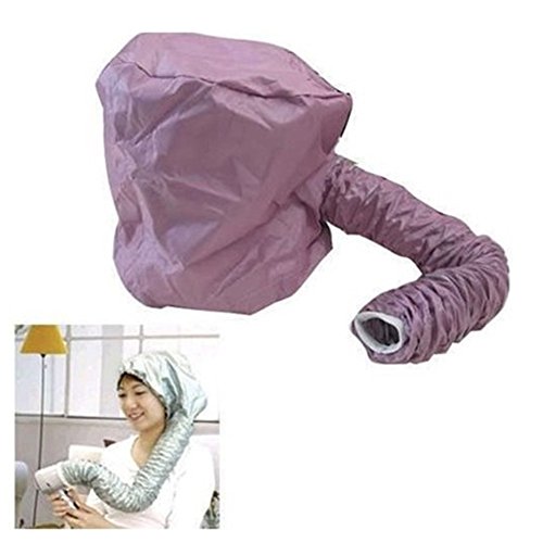 SwirlColor Portable Salon Hair Dryer Solid Color Bonnet Hair Dryer Attachment For Home Haircare- Random Color