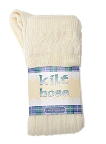 Children's CREAM KILT HOSE - Age 12-24 Months