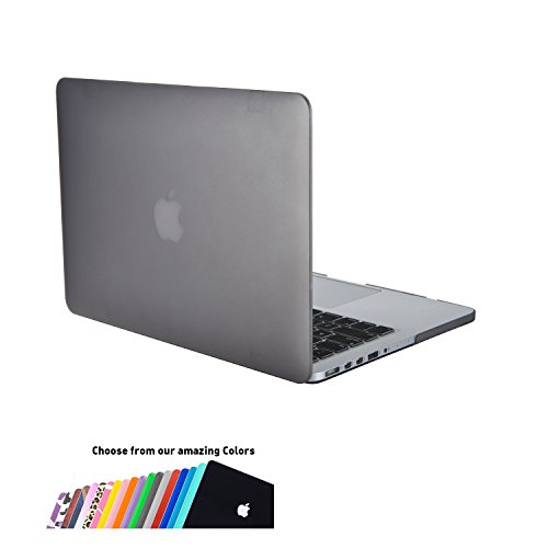 MacBook Pro 13 Retina Hülle, iNeseon Ultra Slim Leichte Hartschale Schutzhülle Case Tasche Cover für Apple MacBook Pro 13" 13.3"zoll mit Retina Display Modell:A1502 und A1425(Grau)