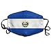 Price comparison product image Hypoallergenic Flu Dust Face Mask, Earloop Half Face Mask for Women Men, Climbing Skate Face and Nose Cover with Adjustable Elastic Band - El Salvador Flag