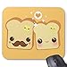 Produktbild Kawaii Cute Toasts Couple Mouse Pad