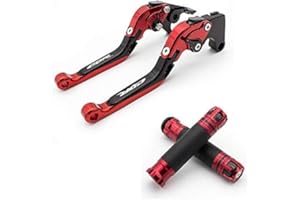 FXCNC CNC Aluminum Folding Extendable Adjustable Brake Clutch Levers compatible with CBR125R 2004-2017, CBR150R 2004-2010