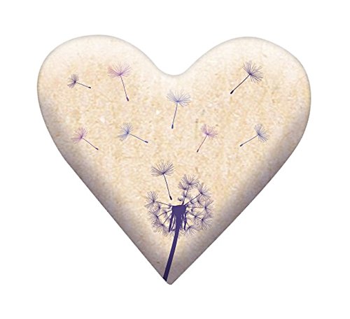 Preisvergleich Produktbild Glas-Magnet Pusteblume: Kühlschrankmagnet - Maße (BxH): 35 x 35mm