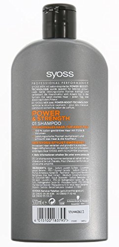 Syoss Shampoo MEN Power & Strength / 2er Pack (2 x 500 ml) - 2