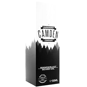 Camden Barbershop Company: ‘WANDERLUST’ beard oil, premium beard care with the scent of the wilderness & softening… - Image 4