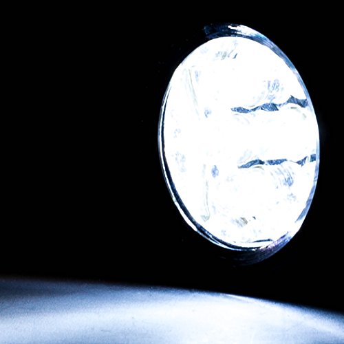 SEBSON® LED Taschenlampe, Ø30x94mm, schwarz, 50lm, batteriebetrieben, LED Handlampe, 2er Pack - 4