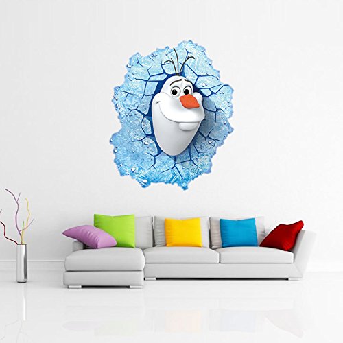 New Children Room Frozen Olaf Home Decal Wall Sticker Rermovable Art Decor Mural