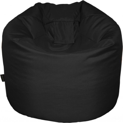 70CM CHILDRENS BEANBAG - BLACK Bean bag Chair Stain & Water Resistant