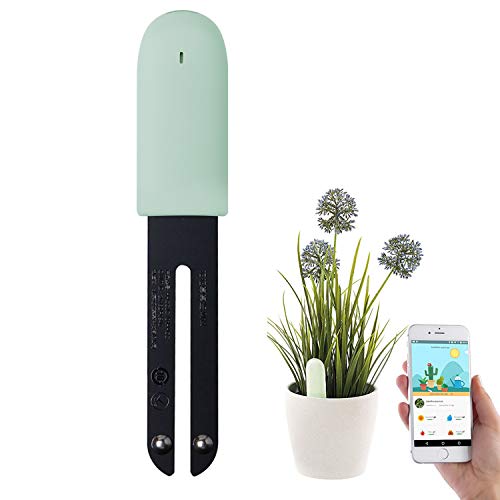 Xiaomi Mijia Soil Tester, Flower Care - Intelligent Plant Monitor Bluetooth 4 en 1 Testeur de Sol Surveille Automatiquement Les Niveaux de L'humidité/Lumière/Fertilité/Température pour Indoor Utiliser