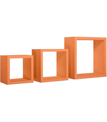 MODULARREDO | SMART Mensola Da Muro, Scaffale Legno, Mensola Da Parete, 56x15.5x1.8 Cm, Blu Baltico - Made In Italy