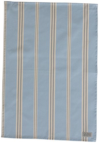 Organic Tea Towel - Eastnor (Blue Stripe)
