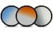 TIANYA [3 Pack] 82MM Optical Circular Graduated Filter Set (Blue, Orange, Gray) for Canon Nikon Digital SLR Camera with 24-70mm Lens + CEARI MicroFiber Clean Cloth RS.4687.00