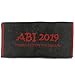 Produktbild Trend Jacquard Strandlaken Strandtuch ABI 2019 Anthrazit Kaminrot Abitur Geschenk 80x160 cm