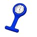 Produktbild Sonline Krankenschwestern Brosche Silikonkautschuk Armbanduhr Uhr Taschenuhr fuer Kasack Blau