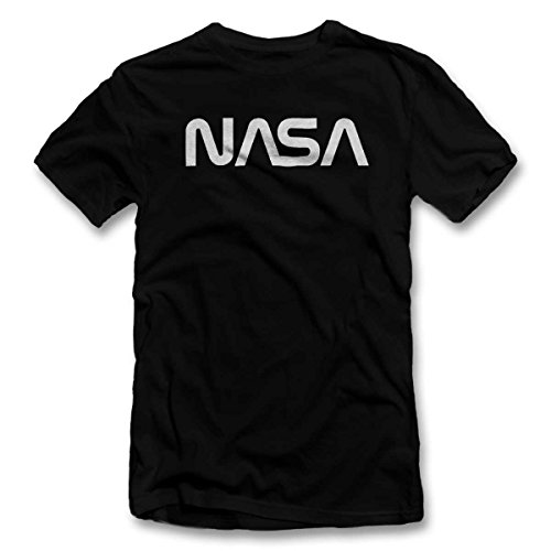 shirtground NASA T-Shirt Schwarz-Black L