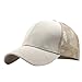 Produktbild SSUDADY Unisex Trucker Kappe Mesh Basecap Baseball Cap Hut Sommer Snapback Atmungsaktiv Verstellbar Erwachsenen Baseball Cap für Draussen Sport oder auf Reisen Kappen