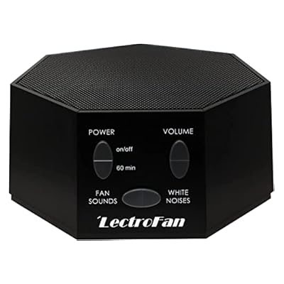 LectroFan White & Pink Noise Machine, Best Travel Size Sound Masking / Cancelling Generator