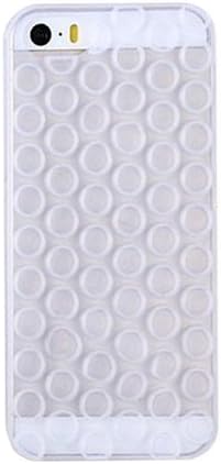 T TTOTT Funny Cute Double case, Soft 3D Bubble Wrap Design Skin Cover Protector, Creative Soft Protective Case For IPhone 5/5s, 6s/6plus- Four Candy Color and 2 Luminous Available