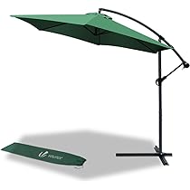 Knirps PENDULAR Ombrellone A Pendolo 340 Cm – Rotondo, Premium, UV80+, Design Premio A'