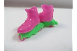 Fat-catz-copy-catz Set of 6 Made for Dolls Fashion Roller Skates & Princess Fairy boots shoes heels & accessories