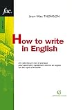 Image de How to write in English