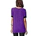 Cebbay Women Summer Fashion Casual Solid Short Sleeve O Neck Loose Fit Blouse Tops Tees t-Shirt for Sale