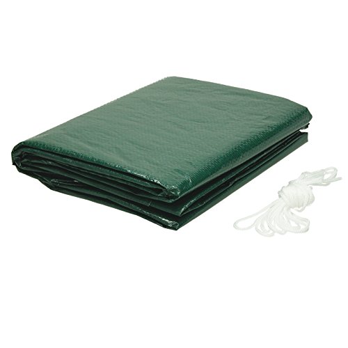 ECD Germany 200 x 160 x 70 cm Wetterfeste Gartentisch und Stühle Abdeckung Atmungsaktives Polyäthylengewebe Schutzhülle - 4