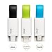 Produktbild Urbo Multianschluss Ladekabel als Schlüsselanhänger mit USB-A zu Typ-C Anschluss + USB-A zu Lightning Anschluss + USB-A zu Micro-USB für Typ-C, für Apple und Android Geräte