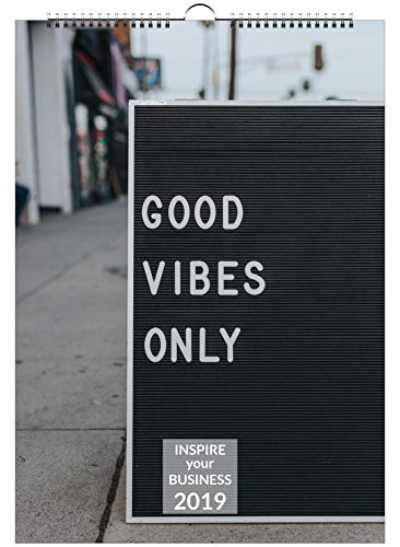 Großer Motivationskalender 2019. Ideal als Wandkalender fürs Büro. Inkl. gratis Online-Kurs. Mit deutschen und chinesischen Feiertagen. (A3)