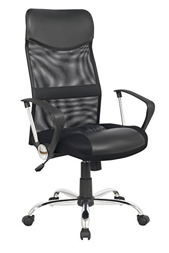 SixBros. Design - Sillón de oficina Silla de oficina Silla giratoria negro - H-935-6/1319