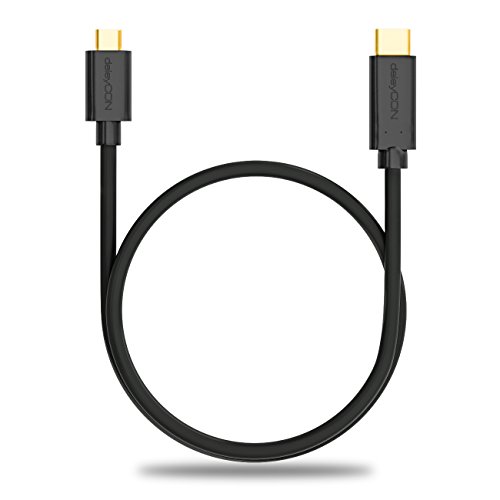 deleyCON 0,5m USB Kabel / Stecker Typ 3.1 / C auf micro USB / USB 2.0 Speed / Ladekabel Datenkabel / für z.B. Smartphone / Tablet / Notebook / Ladegerät – Schwarz - 4