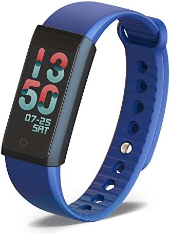 Fitness Tracker with Heart Rate Monitor Smart Wristband Bluetooth Pedometer Smartwatch for Iphone/Android Fitness Bracelet with Pedometer/Calorie Counter/Sleep Monitor/Call Message Reminder