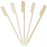 Yuandong Bambu Golf K&uuml;rdan 12 cm 100'l&uuml; Paket | Kokteyl, Sunum, Parti ve Mutfak Kullanımı İ&ccedil;in Doğal Bambu &Ccedil;ubuk
