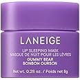LANEIGE Lip Sleeping Mask | Moisturizing Lip Treatment with Vitamin C + Shea Butter for Soft Hydrated Lips | Overnight Repair | Lip Balm For Dry Chapped Lips| Lasting Hydration | Gummy Bear |8Gm