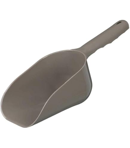 PETGARD Futterschaufel Grau Mittel - Universalschaufel Für Tierfutter Abmessen