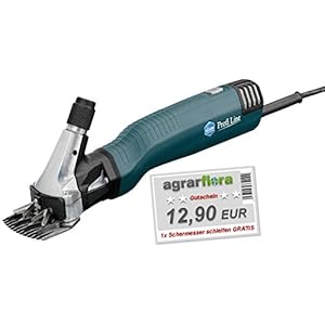 [Gesponsert]Lister Schermaschine PROFI LINE SCHAF +LI A5 Schermessersatz +GUTSCHEIN