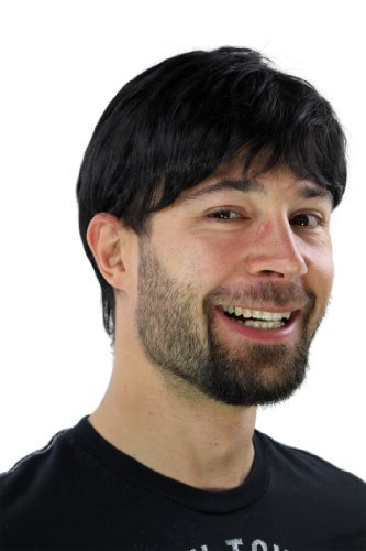 MAN Quality Wig for Men BLACK short YZF-N4278-1B