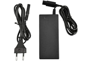 DARLINGTON & Sohns Cable de alimentación para Nintendo Game Cube GC Cable de carga Cargador Cable de alimentación Adaptador AC