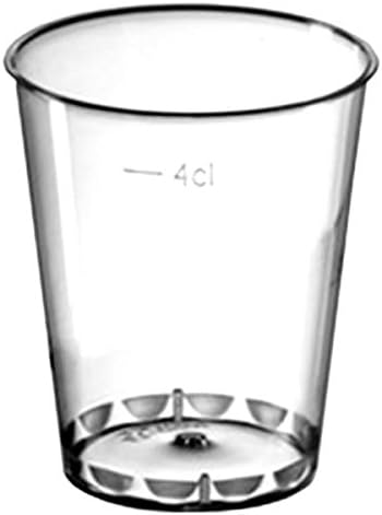 Regalzone Disposable Shot Glasses 1.8oz / 50ml - Case of 1000 - Crystal Polystyrene Plastic Shots Glasses