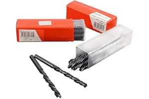 Jobber Spiralbohrer MASO 10 x 3,5 mm geschliffene HSS-Bohrer, metrische Schnellarbeitsstahl, ideal für die Verarbeitung von Eisen, Holz, Aluminium usw.