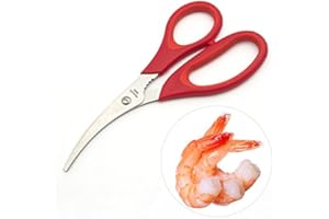Lancoon Lobster Shrimp Crab Seafood Scissor, Stainless Steel Shell Crack Shears Kitchen Tools KT46