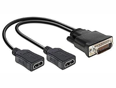 DeLOCK DoLock Adaptateur avec connecteur DMS-59 vers 2 fiches HDMI 20 cm