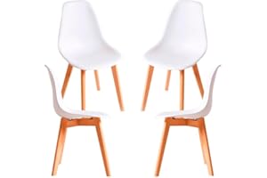 Regalos Miguel - Packs Sillas Comedor - Pack 4 Sillas Kelen - Blanco