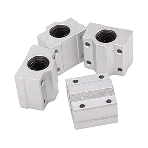 LEORX Lineartechnik Kugellager CNC Folie Buchse 4pcs(Silber) - 2