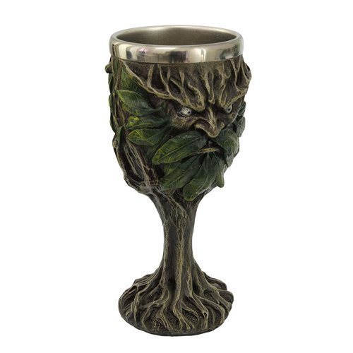 CELTIC GREENMAN DRINKING GOBLET CHALICE KITCHEN DECOR by Pacific Giftware by ATL