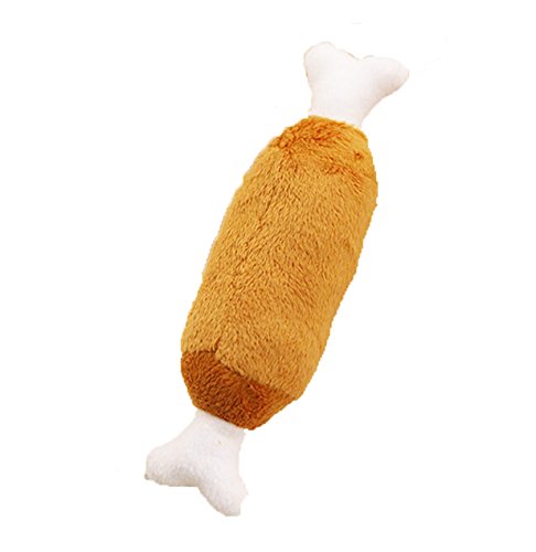 Preisvergleich Produktbild Lalang Chicken Legs-Shape Puppy Interaktives Spielzeug Haustier Sound Spielzeug