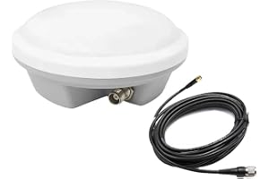 GLFLOW AG-35H GNSS-antenn GPS Glonass BDS hög mottagare L1 L2 L5 magnetisk montering vit (TNC-SMA)