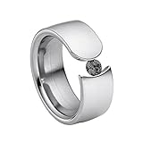 spannring silber matt Für Anlässe wie Valentinstag, Hochzeitstag oder Weihnachten der richtige Fingerring. Geschenke für die Freundin Mutter, eine tolle Geschenkidee, einzeln zu tragen und ideal als Schmuckset passend zum Silberring als Geschenk.
