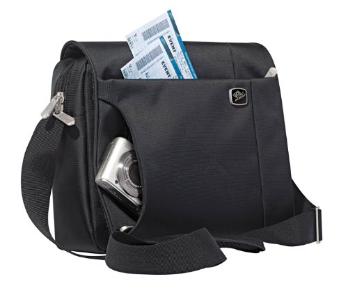 Wedo 595001 GoFashion Crossover Tasche Querformat (mit Spezialfach für Tablet PCs) schwarz - 2
